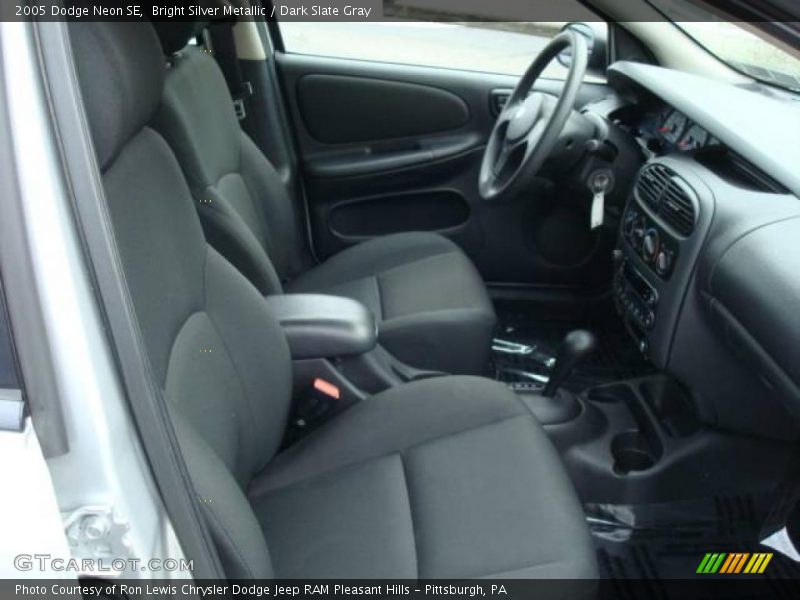 Bright Silver Metallic / Dark Slate Gray 2005 Dodge Neon SE