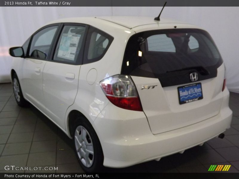Taffeta White / Gray 2013 Honda Fit