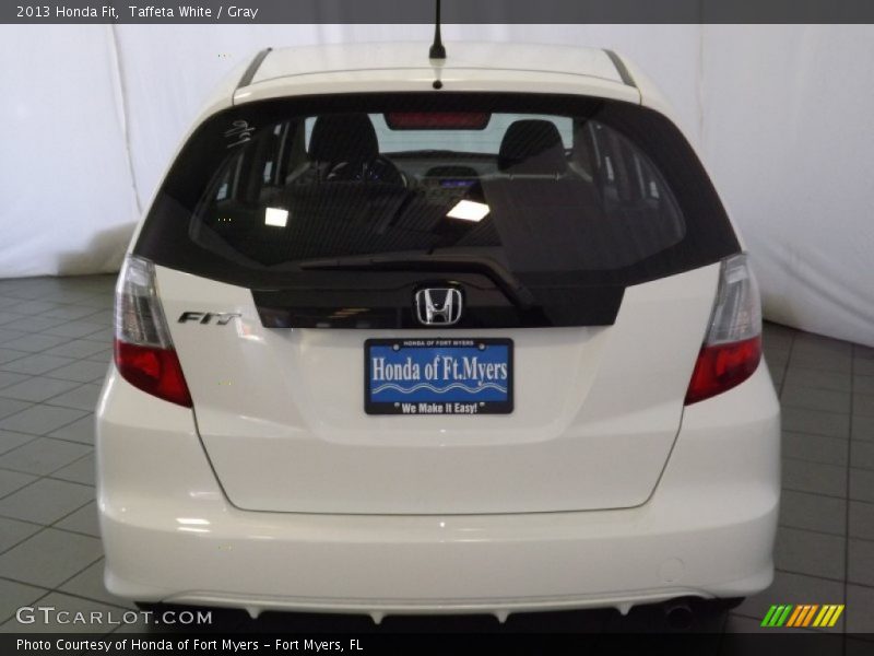 Taffeta White / Gray 2013 Honda Fit