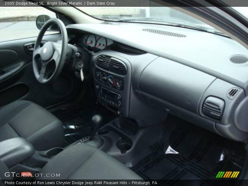 Bright Silver Metallic / Dark Slate Gray 2005 Dodge Neon SE