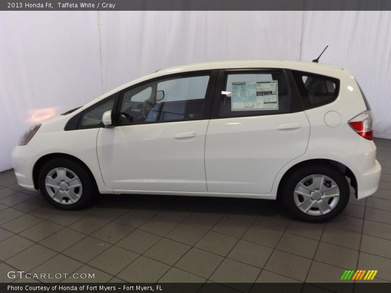 Taffeta White / Gray 2013 Honda Fit