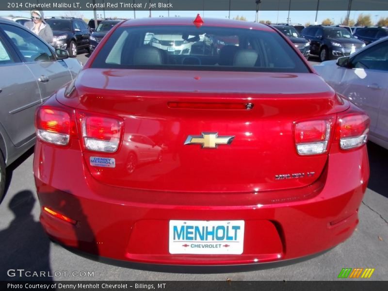 Crystal Red Tintcoat / Jet Black 2014 Chevrolet Malibu LT