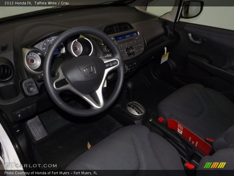 Taffeta White / Gray 2013 Honda Fit