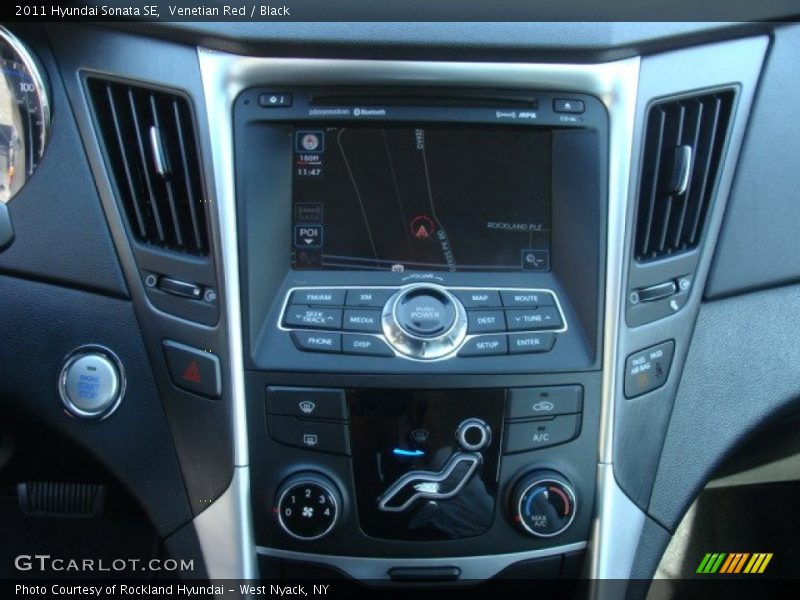 Venetian Red / Black 2011 Hyundai Sonata SE