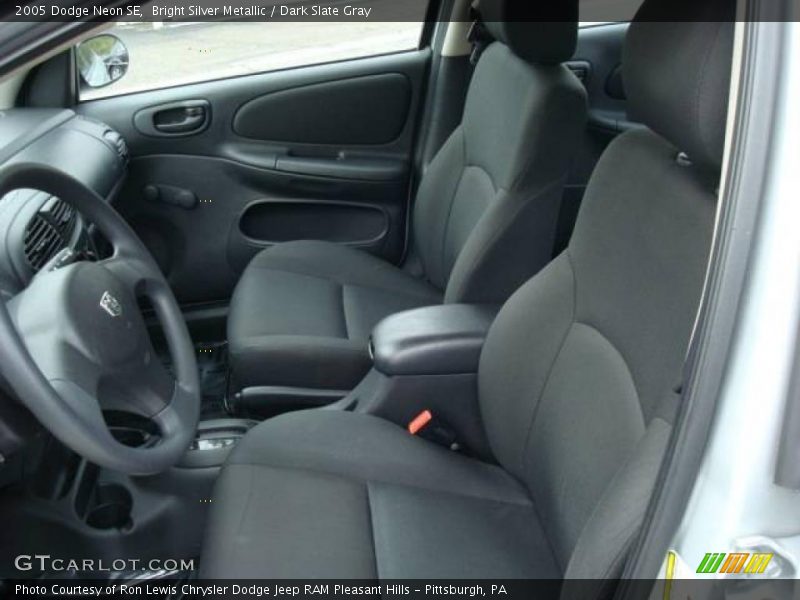 Bright Silver Metallic / Dark Slate Gray 2005 Dodge Neon SE