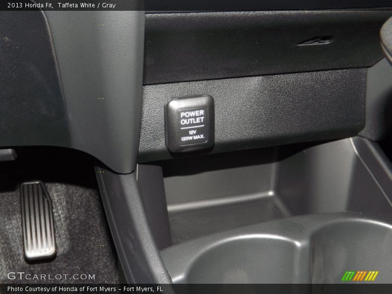 Taffeta White / Gray 2013 Honda Fit