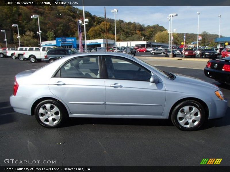 Ice Blue / Gray 2006 Kia Spectra EX Sedan