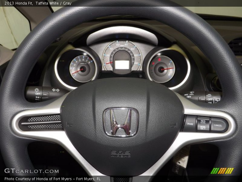 Taffeta White / Gray 2013 Honda Fit