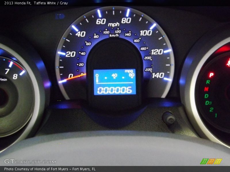 Taffeta White / Gray 2013 Honda Fit