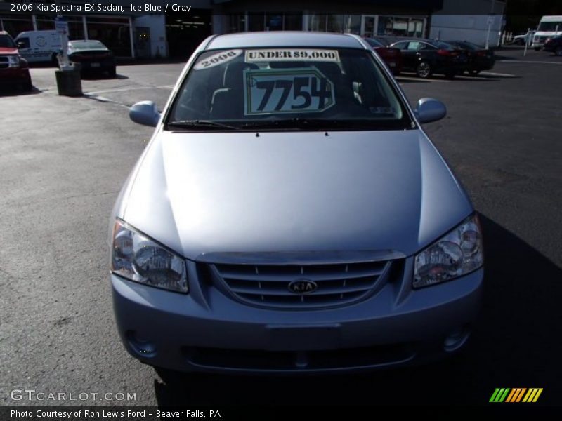 Ice Blue / Gray 2006 Kia Spectra EX Sedan