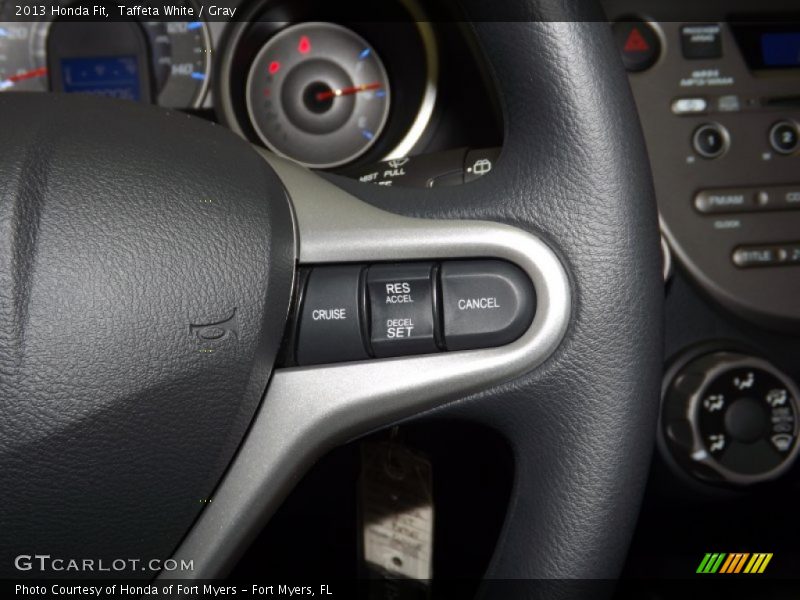 Taffeta White / Gray 2013 Honda Fit
