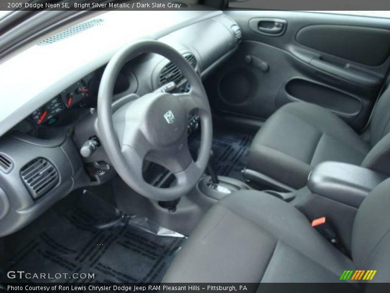 Bright Silver Metallic / Dark Slate Gray 2005 Dodge Neon SE