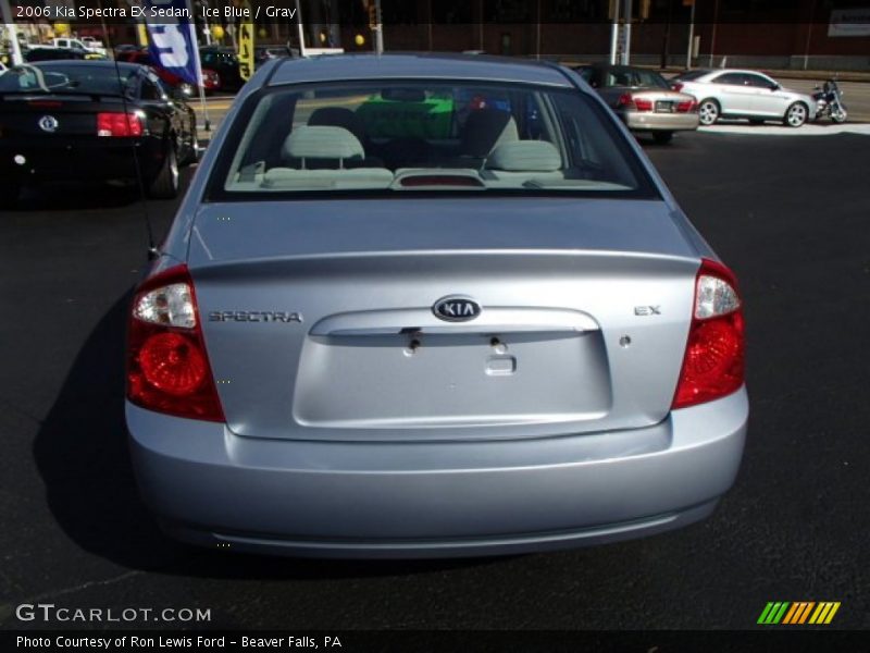 Ice Blue / Gray 2006 Kia Spectra EX Sedan