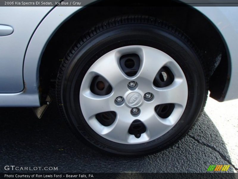 Ice Blue / Gray 2006 Kia Spectra EX Sedan