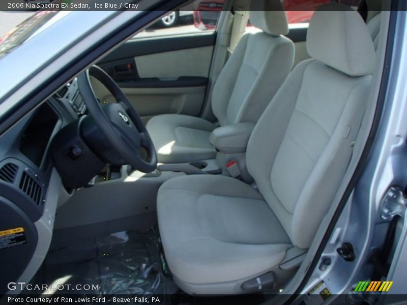 Ice Blue / Gray 2006 Kia Spectra EX Sedan