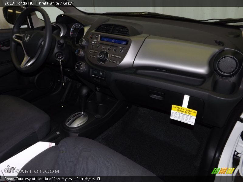Taffeta White / Gray 2013 Honda Fit