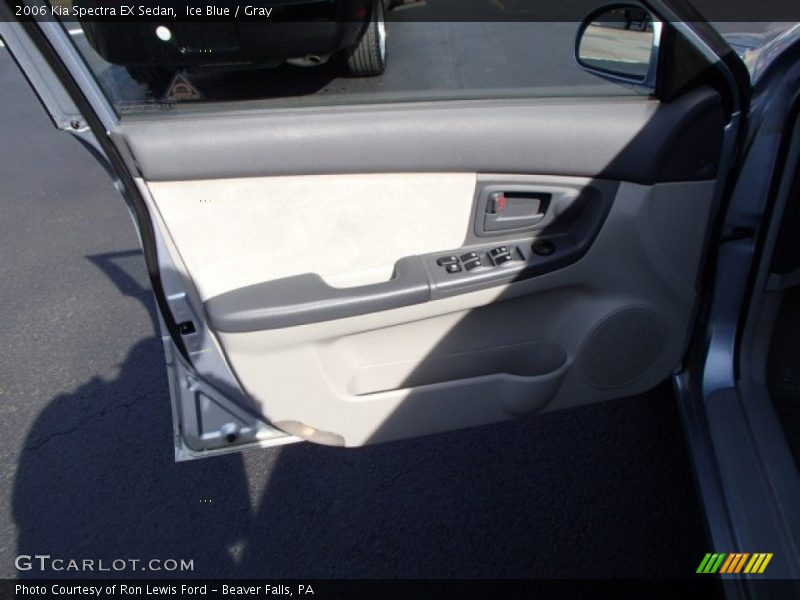 Ice Blue / Gray 2006 Kia Spectra EX Sedan