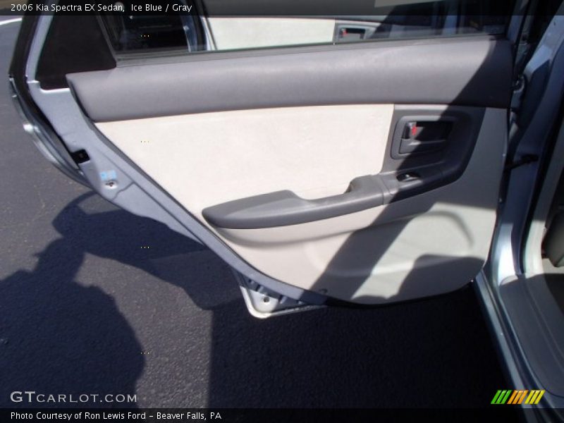 Ice Blue / Gray 2006 Kia Spectra EX Sedan