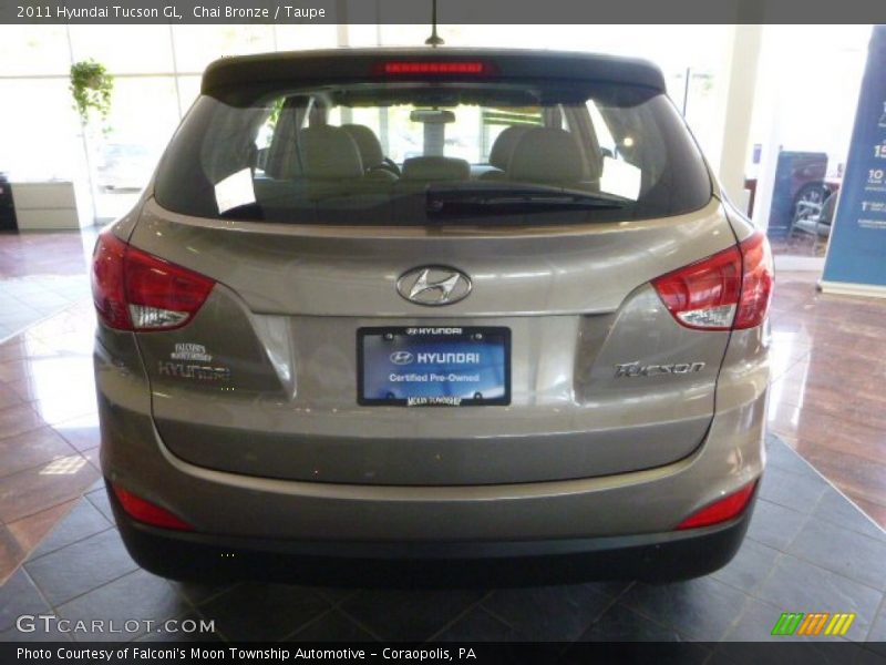 Chai Bronze / Taupe 2011 Hyundai Tucson GL