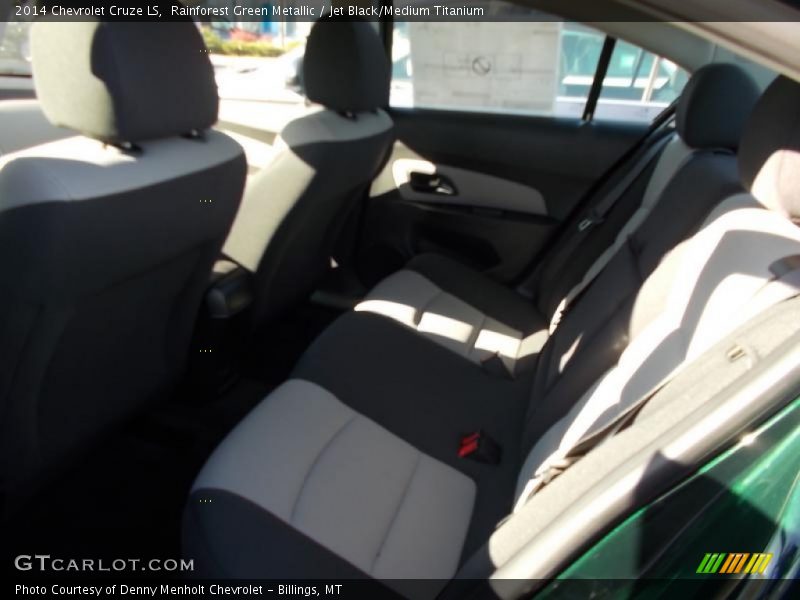 Rainforest Green Metallic / Jet Black/Medium Titanium 2014 Chevrolet Cruze LS