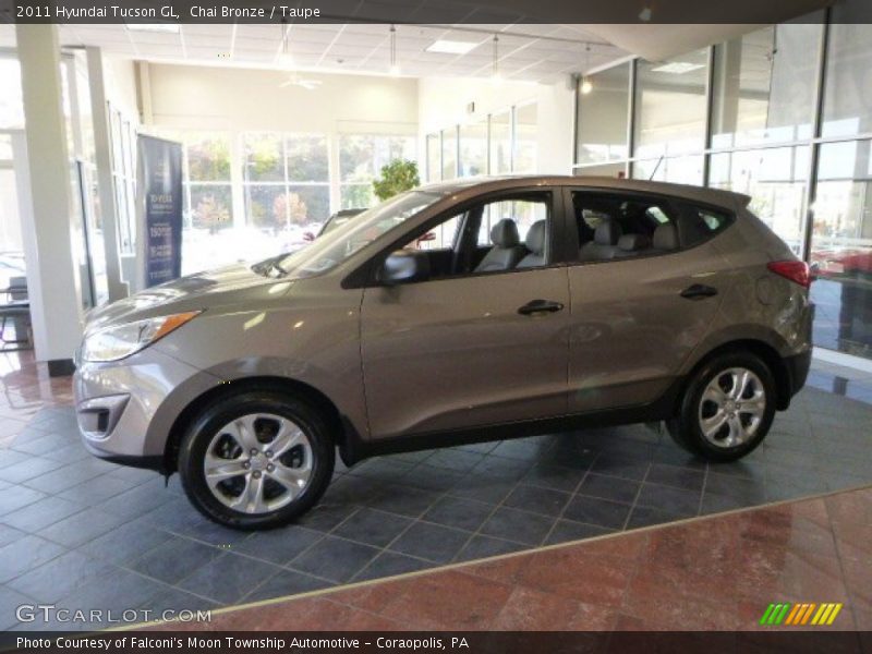 Chai Bronze / Taupe 2011 Hyundai Tucson GL