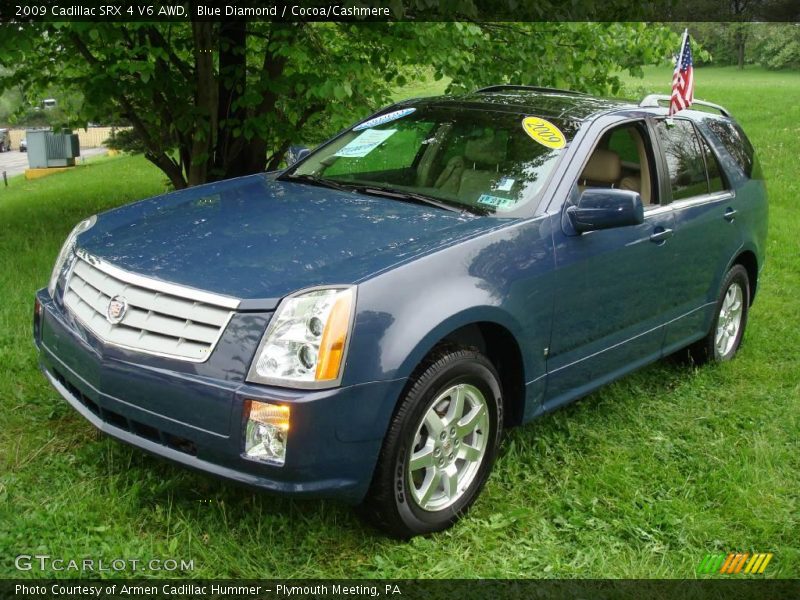 Blue Diamond / Cocoa/Cashmere 2009 Cadillac SRX 4 V6 AWD