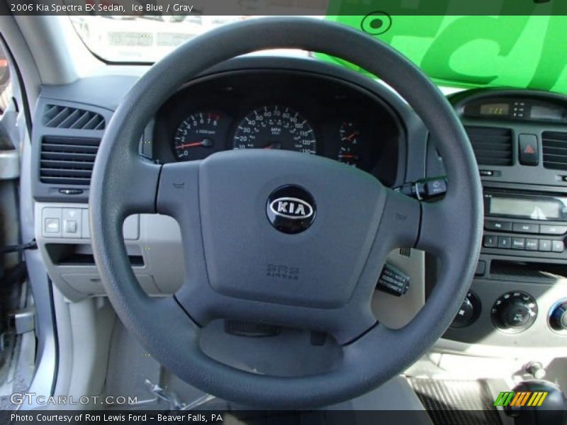 Ice Blue / Gray 2006 Kia Spectra EX Sedan