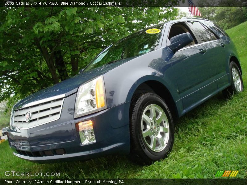 Blue Diamond / Cocoa/Cashmere 2009 Cadillac SRX 4 V6 AWD