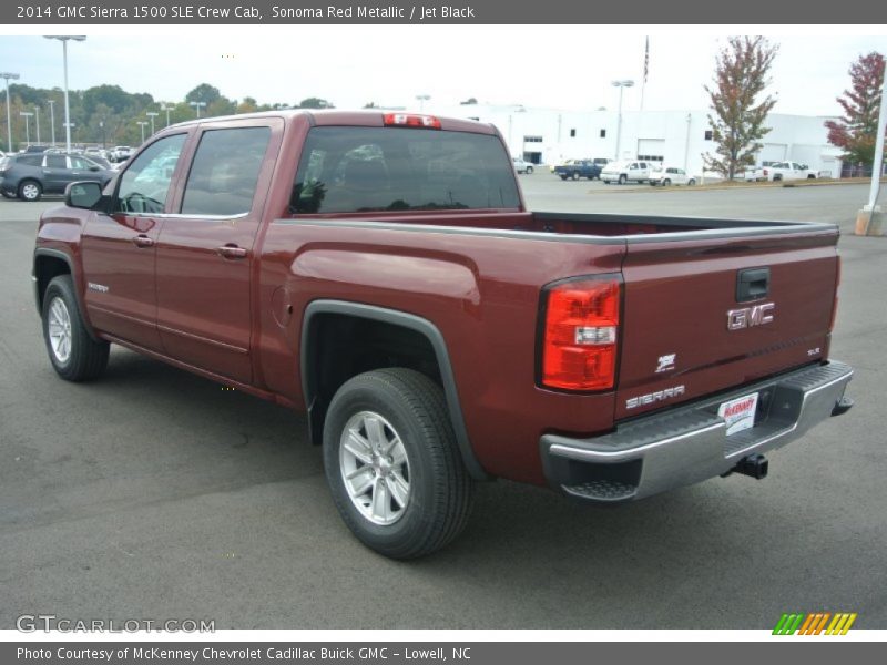Sonoma Red Metallic / Jet Black 2014 GMC Sierra 1500 SLE Crew Cab