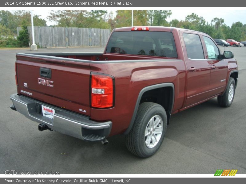 Sonoma Red Metallic / Jet Black 2014 GMC Sierra 1500 SLE Crew Cab