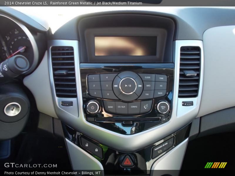 Rainforest Green Metallic / Jet Black/Medium Titanium 2014 Chevrolet Cruze LS