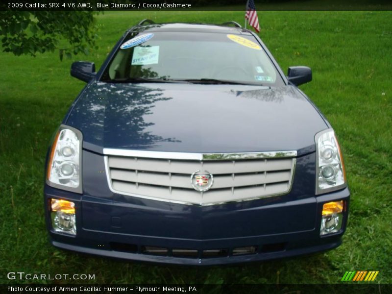 Blue Diamond / Cocoa/Cashmere 2009 Cadillac SRX 4 V6 AWD