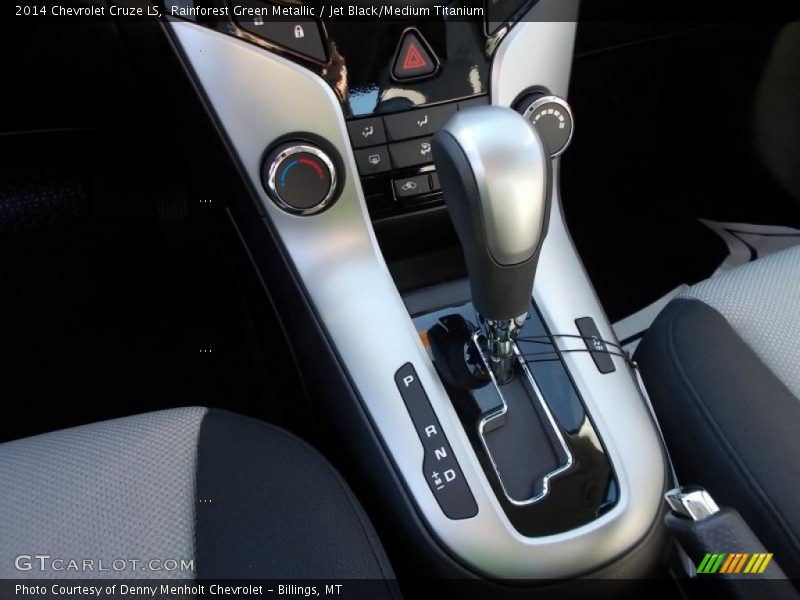 Rainforest Green Metallic / Jet Black/Medium Titanium 2014 Chevrolet Cruze LS