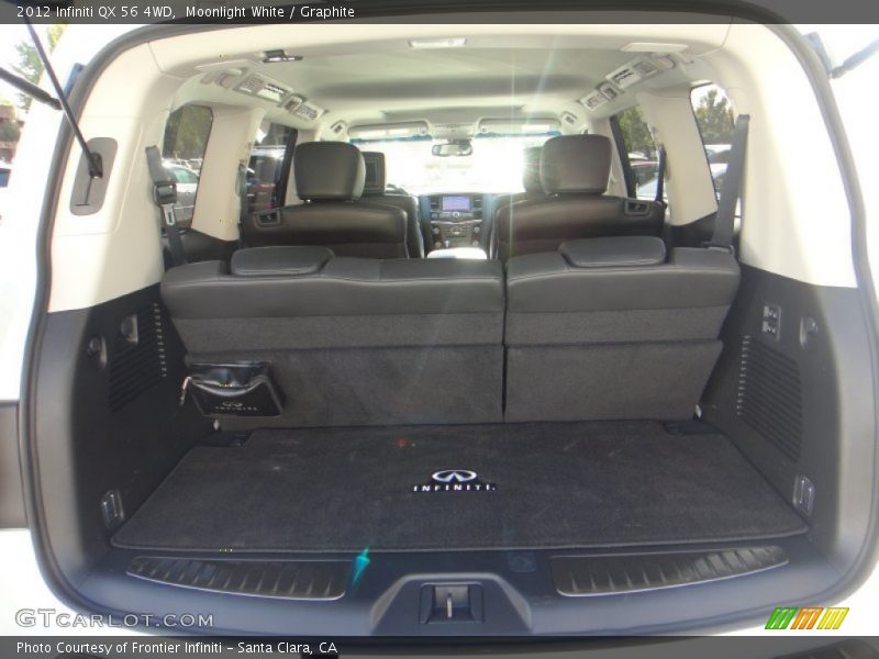 Moonlight White / Graphite 2012 Infiniti QX 56 4WD