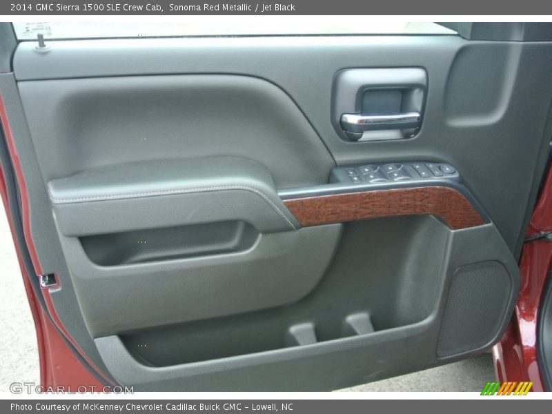 Sonoma Red Metallic / Jet Black 2014 GMC Sierra 1500 SLE Crew Cab