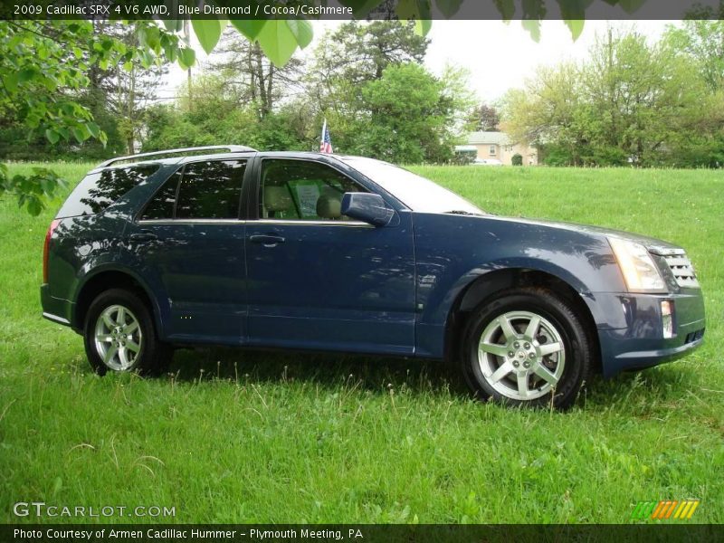 Blue Diamond / Cocoa/Cashmere 2009 Cadillac SRX 4 V6 AWD