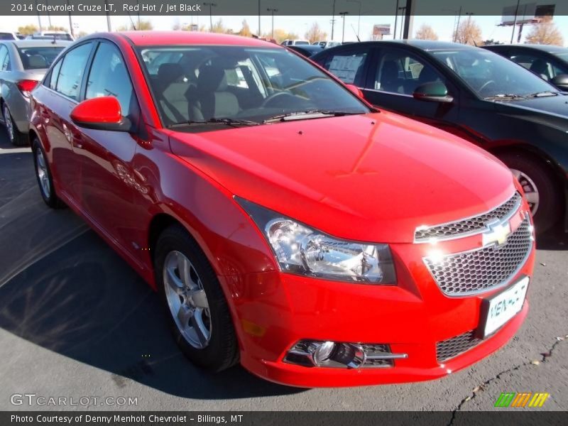 Red Hot / Jet Black 2014 Chevrolet Cruze LT