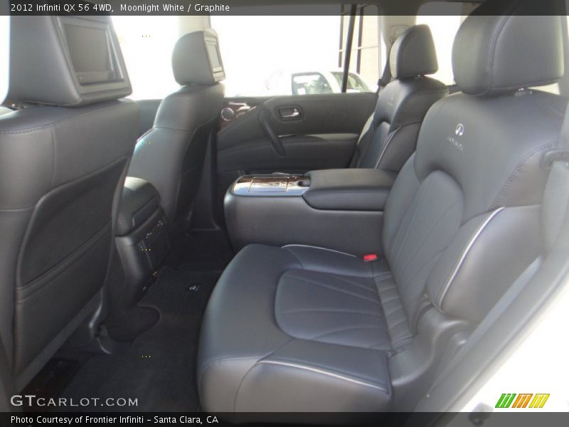 Moonlight White / Graphite 2012 Infiniti QX 56 4WD