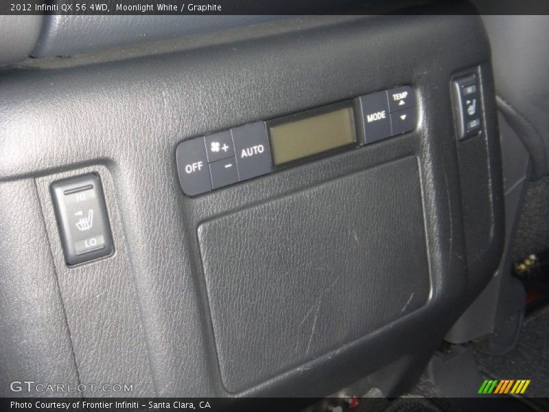 Moonlight White / Graphite 2012 Infiniti QX 56 4WD