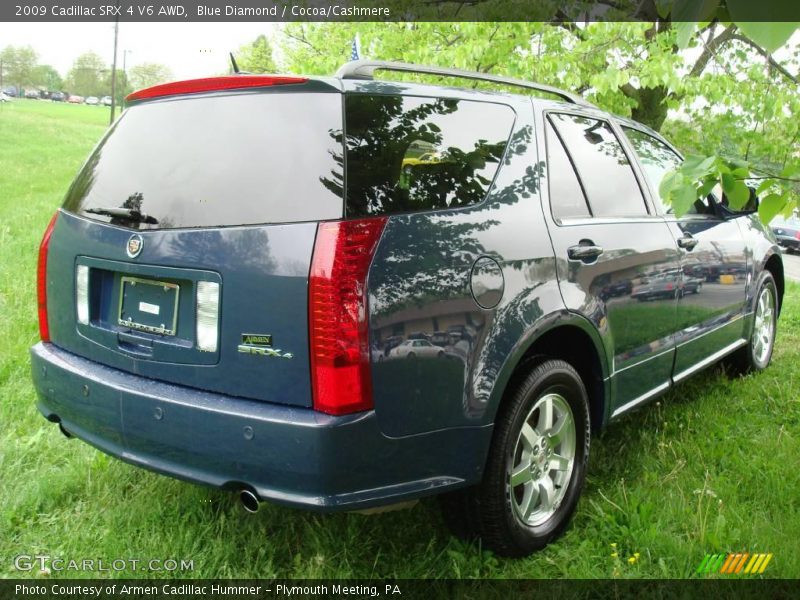 Blue Diamond / Cocoa/Cashmere 2009 Cadillac SRX 4 V6 AWD