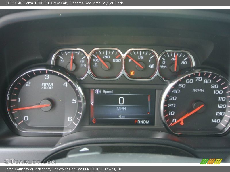  2014 Sierra 1500 SLE Crew Cab SLE Crew Cab Gauges
