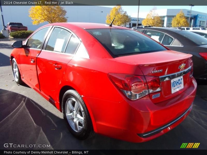Red Hot / Jet Black 2014 Chevrolet Cruze LT