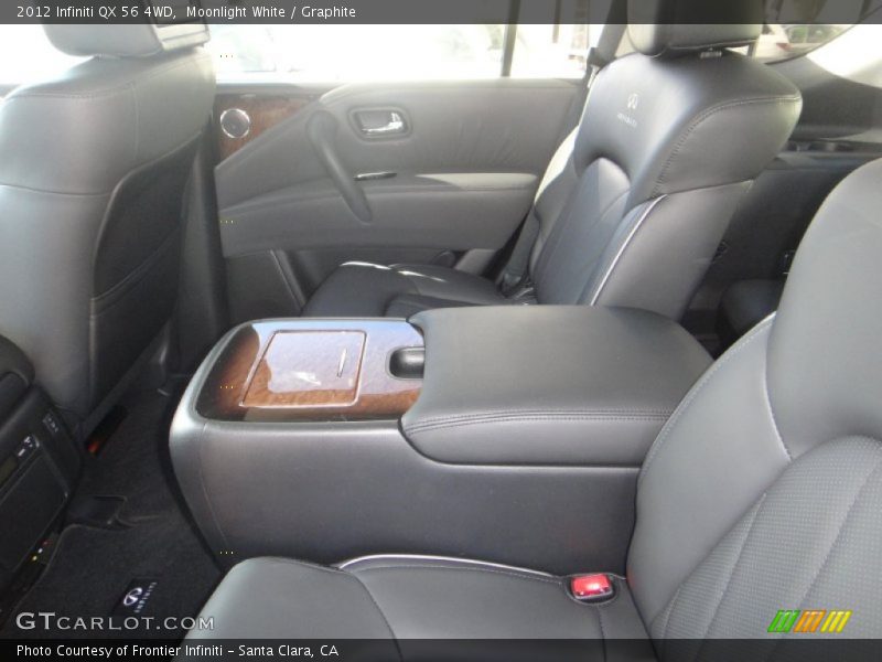 Moonlight White / Graphite 2012 Infiniti QX 56 4WD
