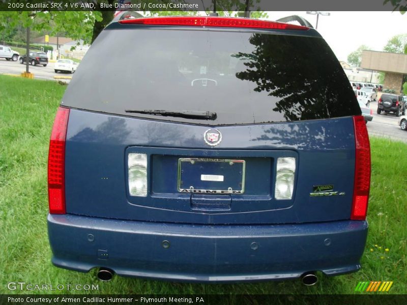 Blue Diamond / Cocoa/Cashmere 2009 Cadillac SRX 4 V6 AWD