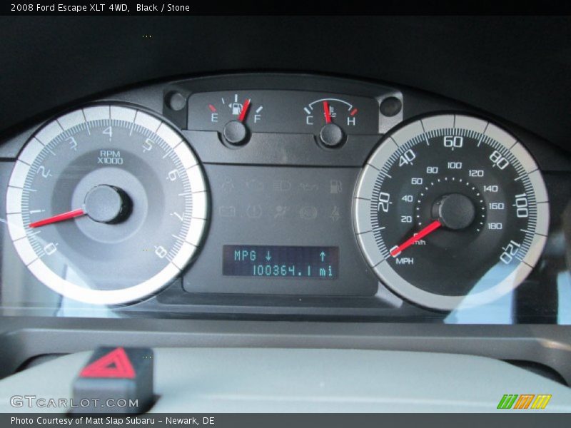 Black / Stone 2008 Ford Escape XLT 4WD