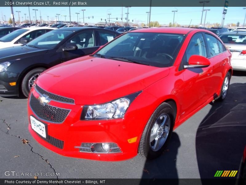 Red Hot / Jet Black 2014 Chevrolet Cruze LT