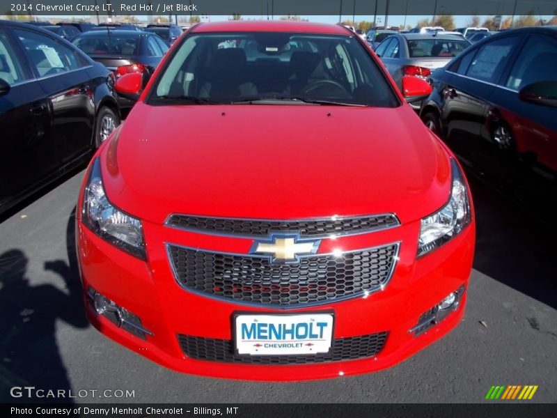 Red Hot / Jet Black 2014 Chevrolet Cruze LT