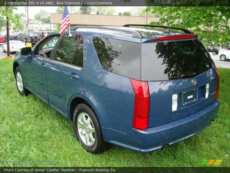 Blue Diamond / Cocoa/Cashmere 2009 Cadillac SRX 4 V6 AWD