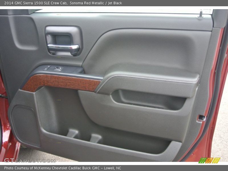 Sonoma Red Metallic / Jet Black 2014 GMC Sierra 1500 SLE Crew Cab
