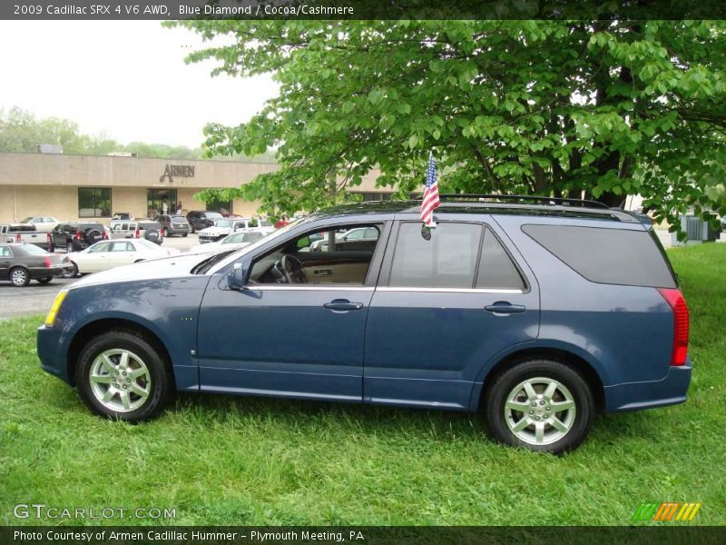 Blue Diamond / Cocoa/Cashmere 2009 Cadillac SRX 4 V6 AWD